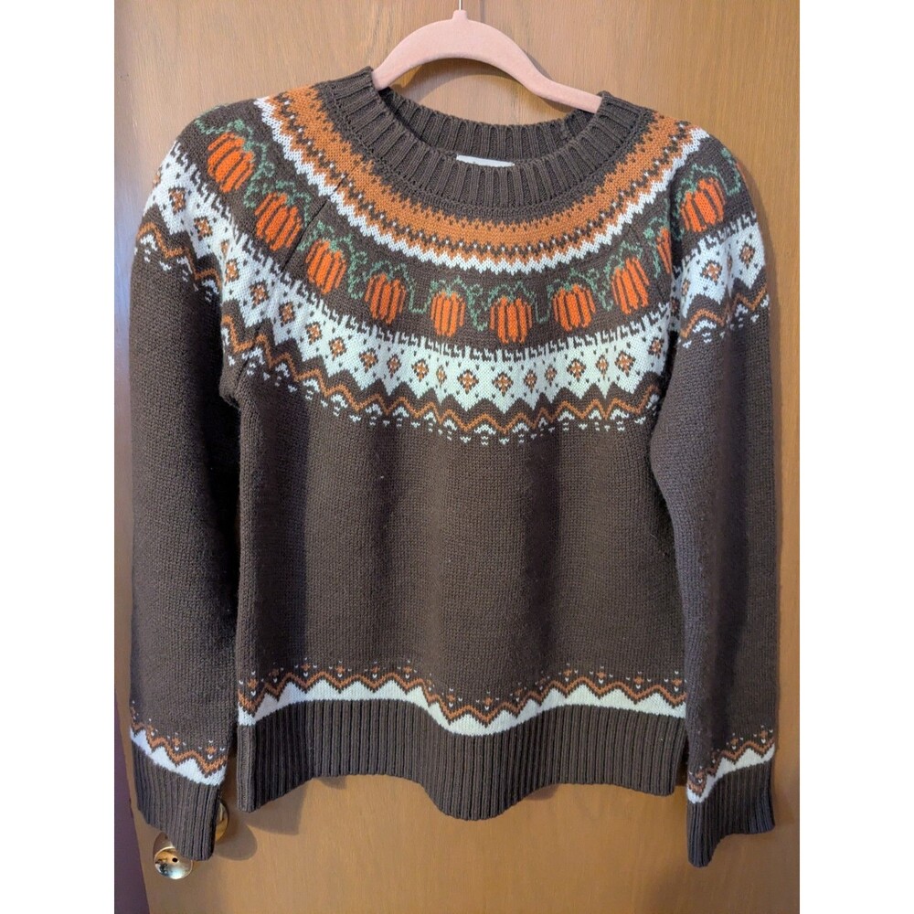 Cozy Cabin Sweaters By Kiel James Patrick Small Cozy Pumpkin Sweater Brown